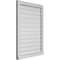 Ekena Millwork Vertical Surface Mount PVC Gable Vent: Functional, w/ 2"W x 2"P Brickmould Sill Frame, 26"W x 36"H GVPVE26X3603SF - alternate 3
